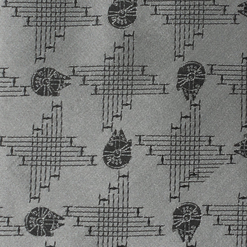 Star Wars Millennium Falcon Gray Tie