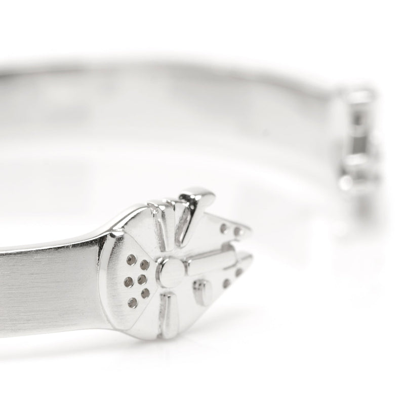 Star Wars Millennium Falcon Stainless Steel Cuff Bracelet