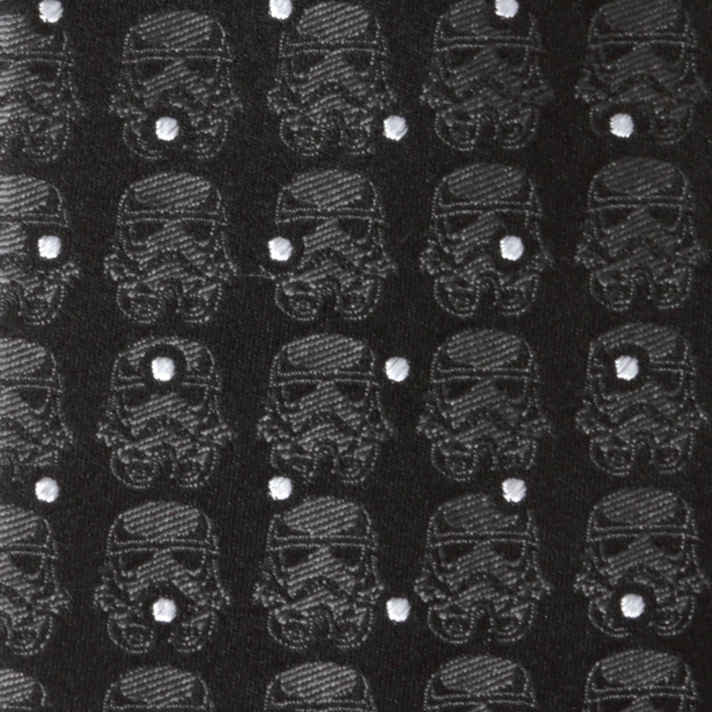 Star Wars Stormtrooper Dotted Black Tie