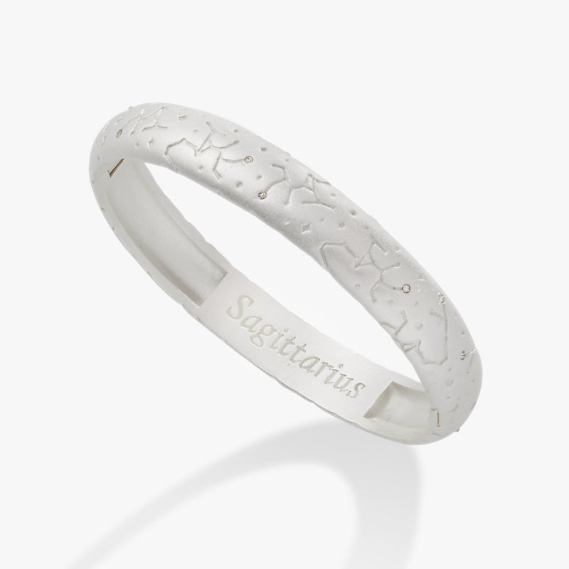Sagittarius Zodiac Hinge Bangle