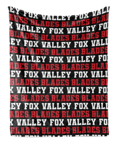 Player Name and Number Repeating Design - Personalized Blanket