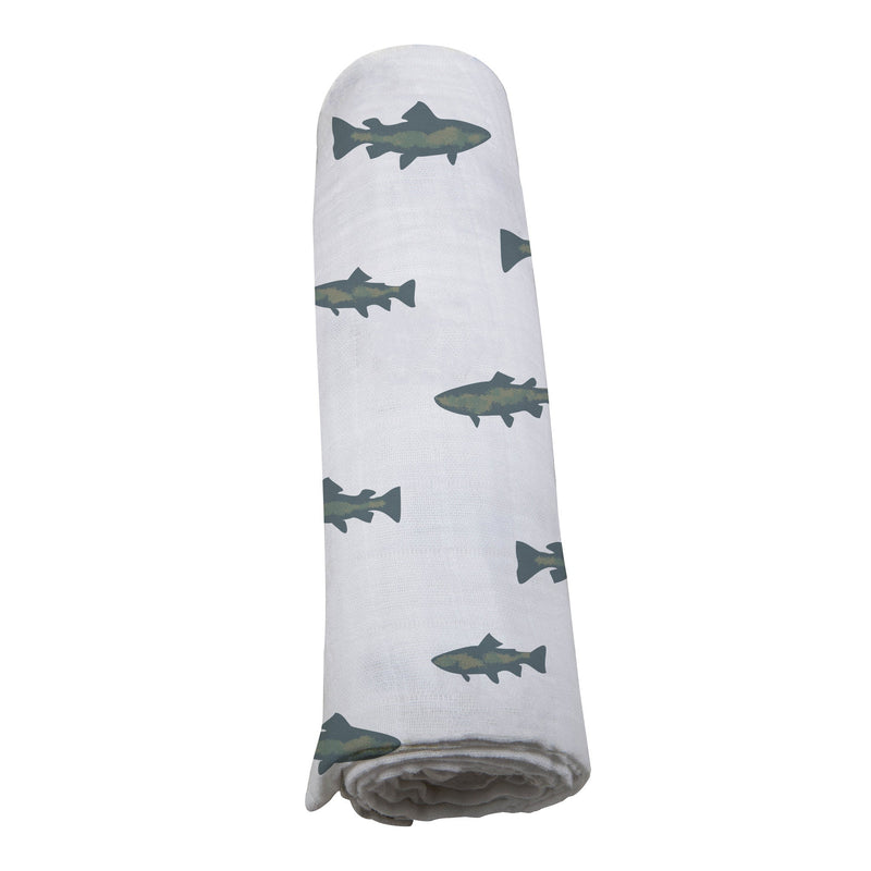 Gone Fishing Swaddle