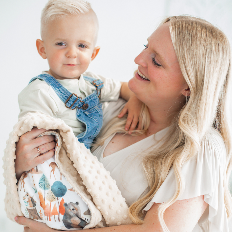 Baby & Toddler Minky Blanket -Enchanted Forest