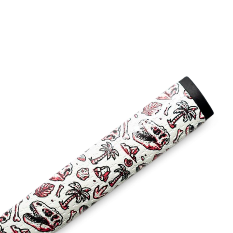 "Fossil Fairways" Putter Grip | Midsize | Premium PU Material | Stable Feel | Golf | T-Rex Dinosaur