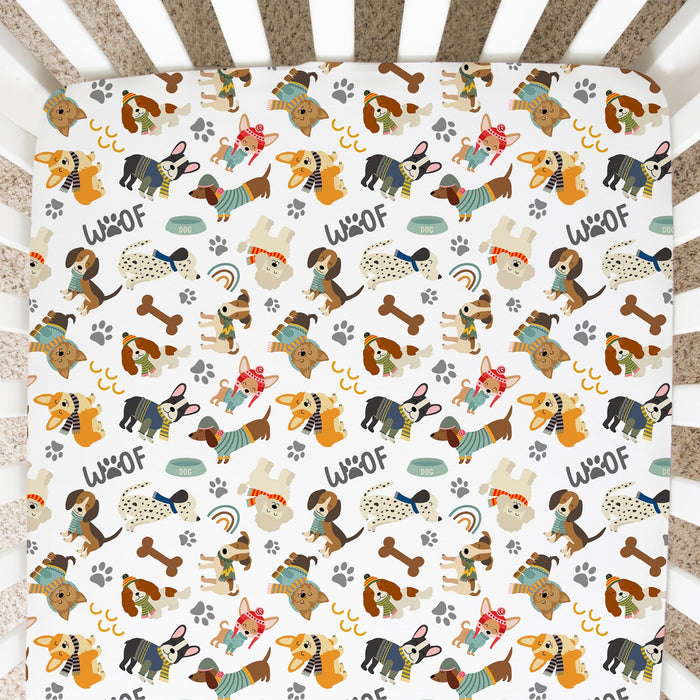 Fitted Crib Sheet - Snuggle Buddies