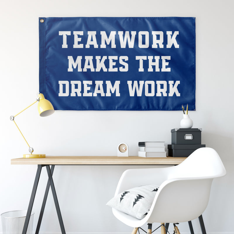Create Your Own Inspirational Saying - Indoor Wall Flag - Customize the Colors