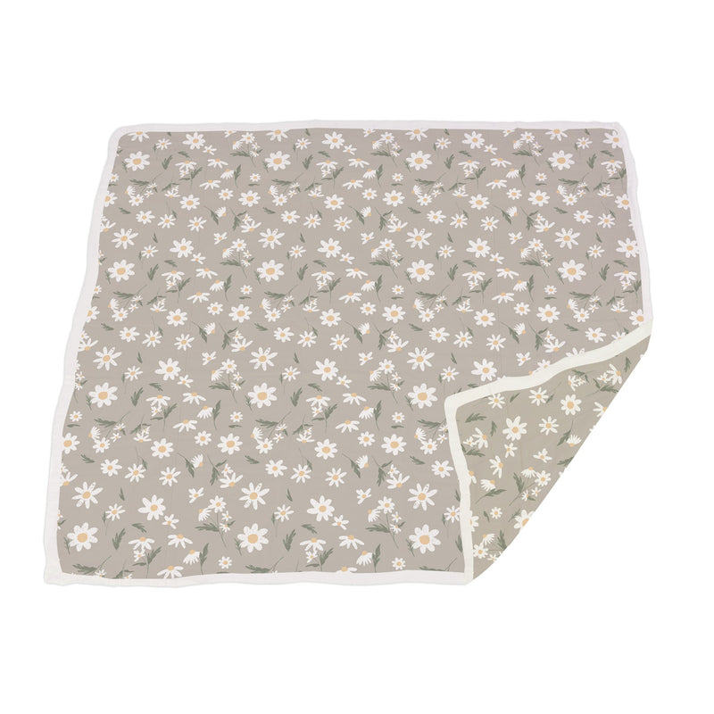 White Daisy Bamboo Newcastle Blanket