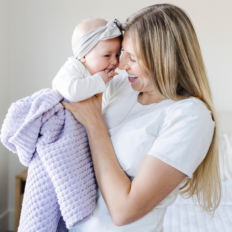 WAFFLE KNIT TODDLER BLANKETS
