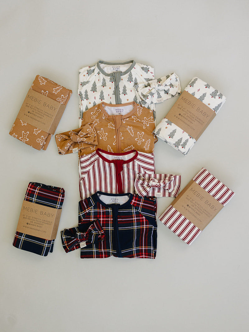 Christmas Trees Bamboo Stretch Swaddle