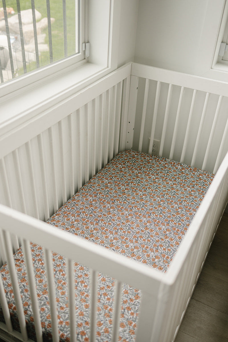 Dainty Meadow Bamboo Stretch Crib Sheet
