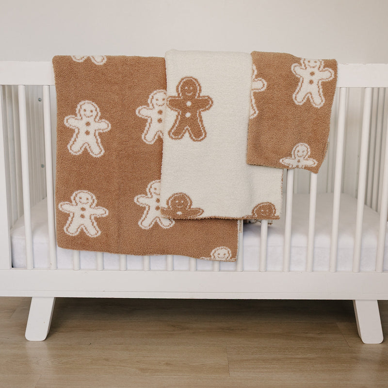 Gingerbread Plush Blanket