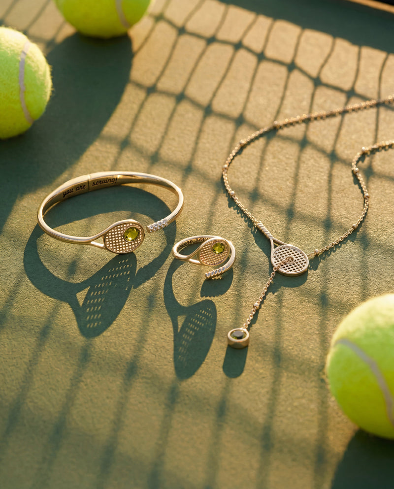 Tennis Racket Y-Necklace