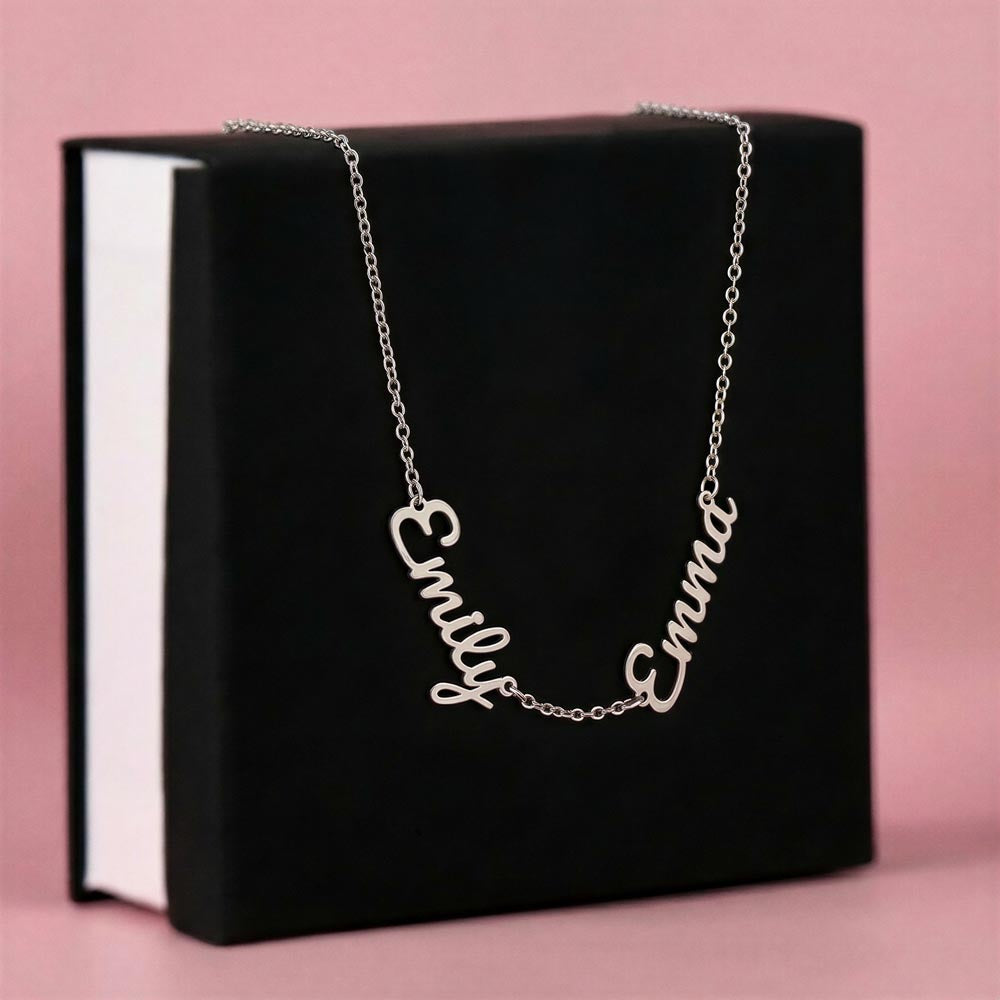 Personalized 2 or 3 Name Necklace | Custom Family Jewelry