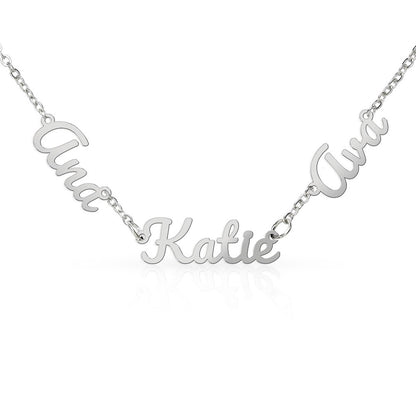 Personalized 2 or 3 Name Necklace | Custom Family Jewelry