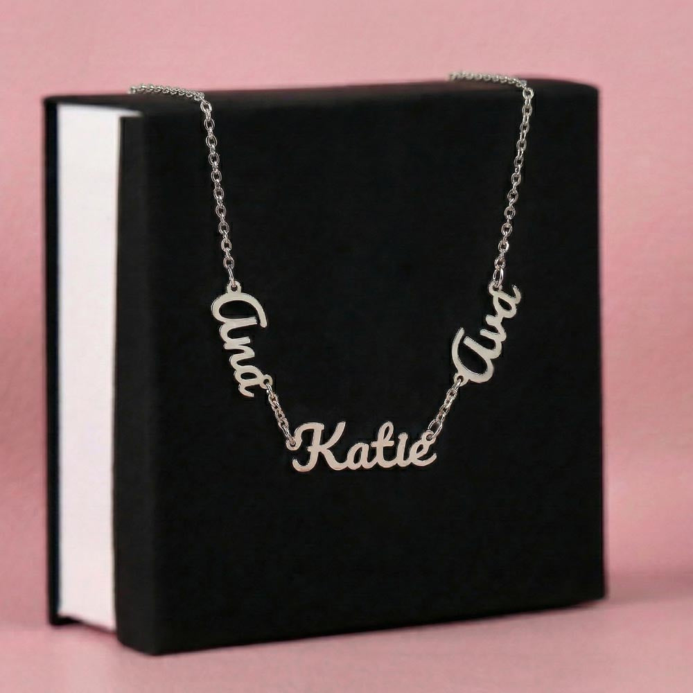 Personalized 2 or 3 Name Necklace | Custom Family Jewelry
