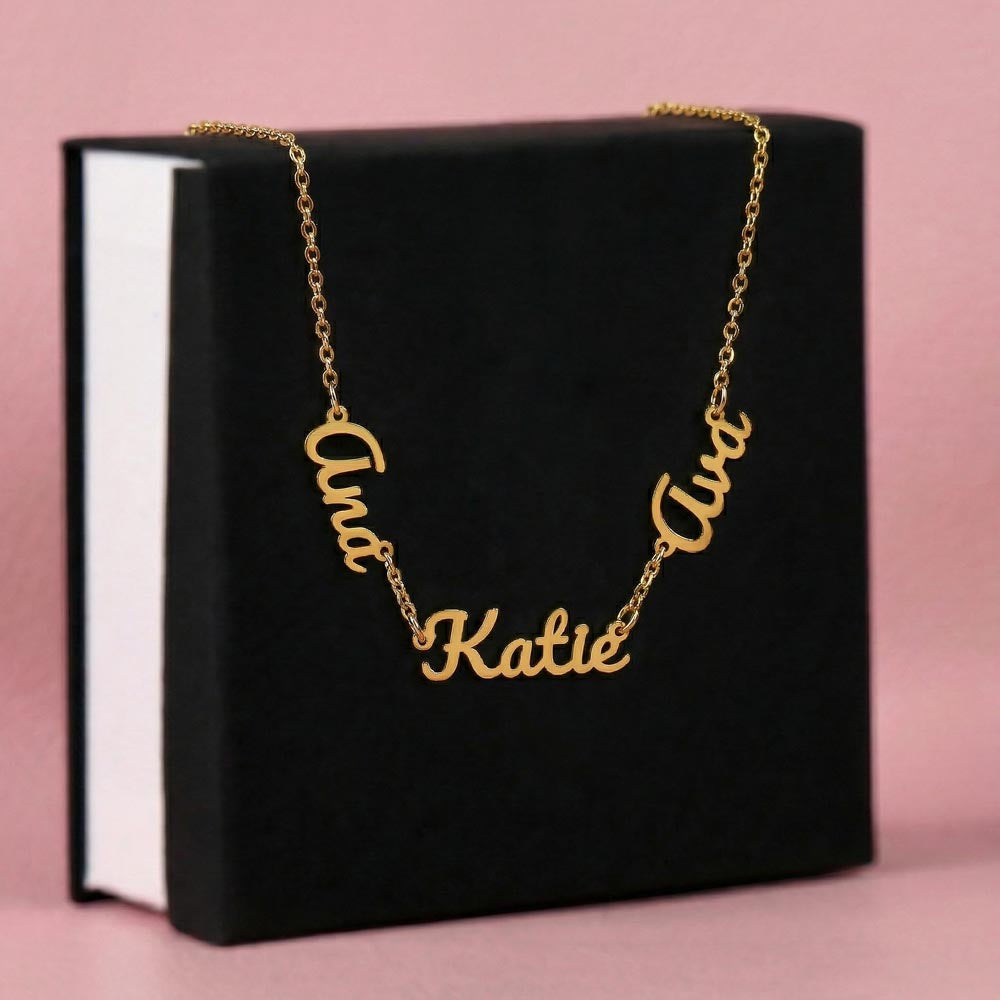 Personalized 2 or 3 Name Necklace | Custom Family Jewelry