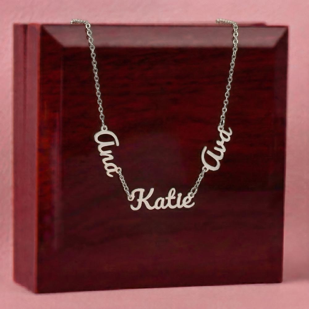 Personalized 2 or 3 Name Necklace | Custom Family Jewelry