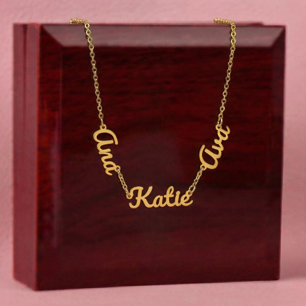Personalized 2 or 3 Name Necklace | Custom Family Jewelry