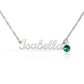 Personalized Birthstone Name Necklace | Custom Gift for Her