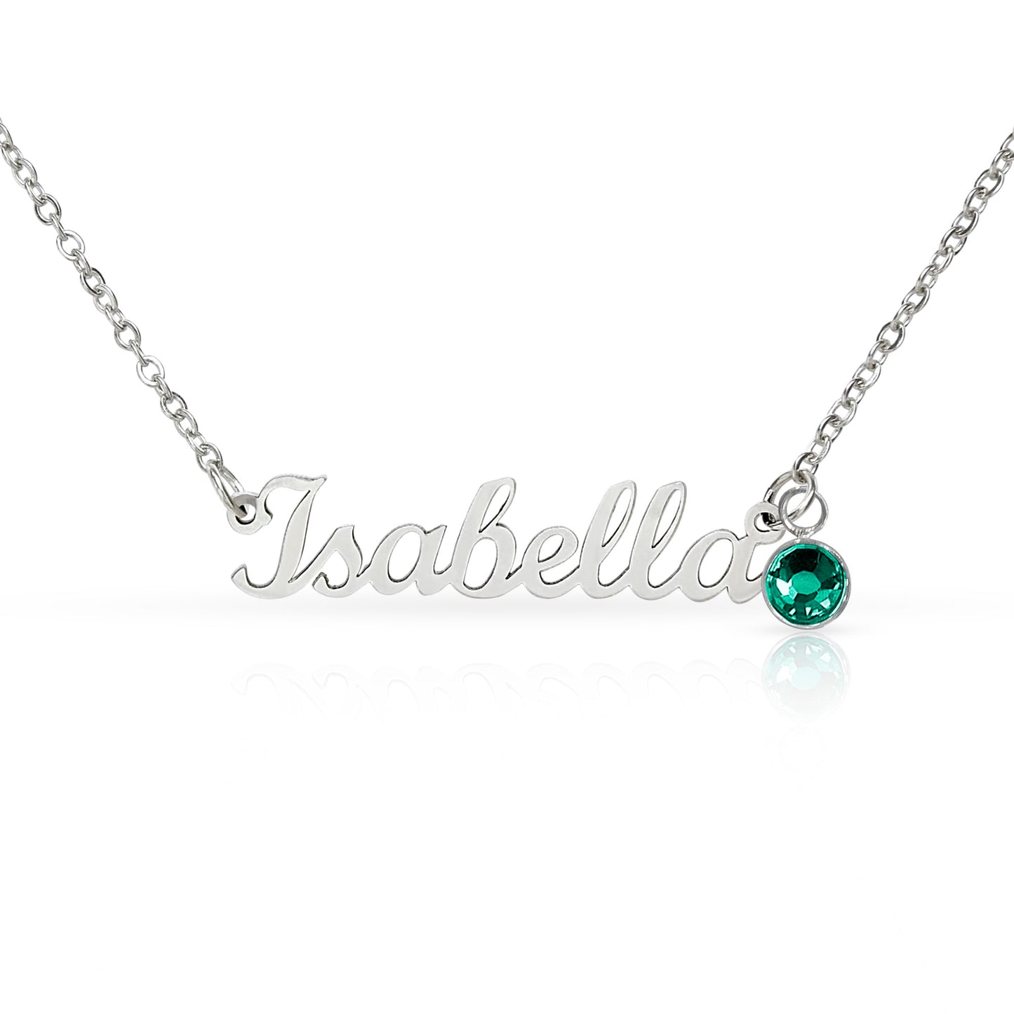 Personalized Birthstone Name Necklace | Custom Gift for Her