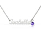 Personalized Birthstone Name Necklace | Custom Gift for Her
