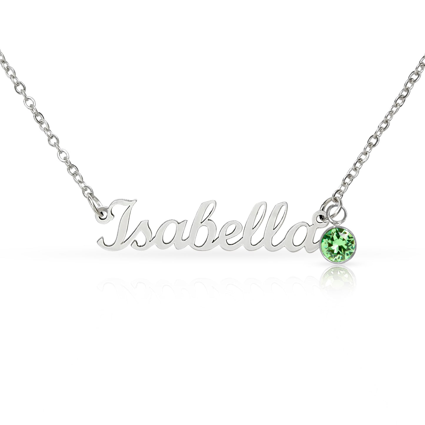 Personalized Birthstone Name Necklace | Custom Gift for Her