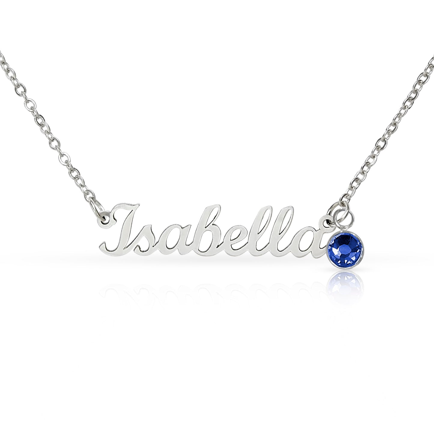 Personalized Birthstone Name Necklace | Custom Gift for Her
