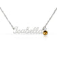 Personalized Birthstone Name Necklace | Custom Gift for Her