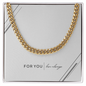 Men's 5mm Cuban Link Chain Necklace | Silver or Gold