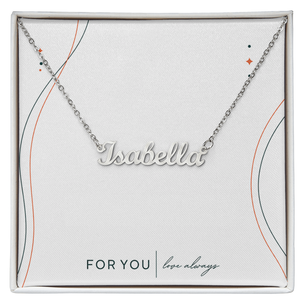 Personalized Name Necklace – Custom Cursive Jewelry Gift