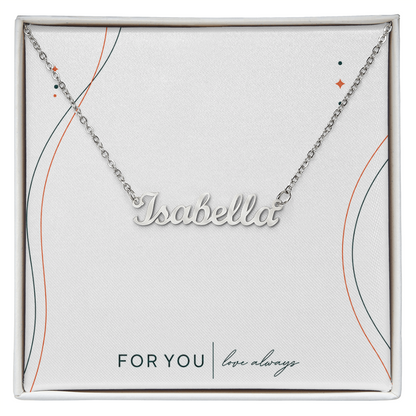 Personalized Name Necklace – Custom Cursive Jewelry Gift