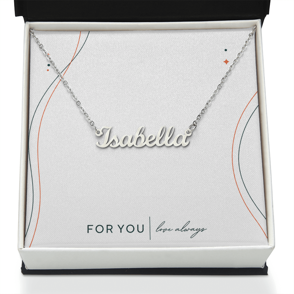 Personalized Name Necklace – Custom Cursive Jewelry Gift