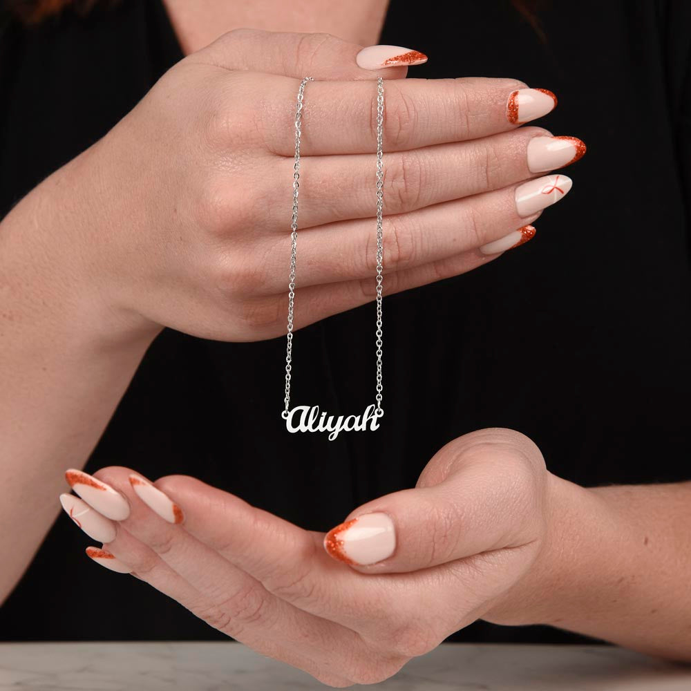 Your Name, Your Story – Personalized Script Name Necklace for Her