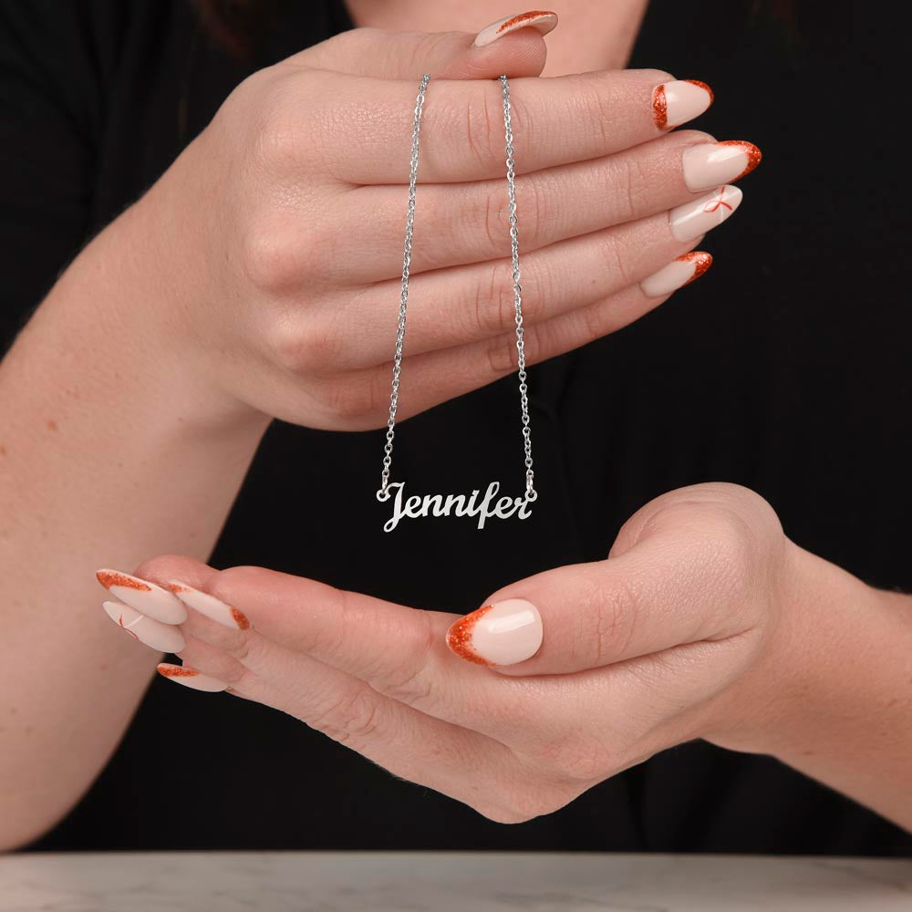 Personalized Name Necklace – Custom Cursive Jewelry Gift