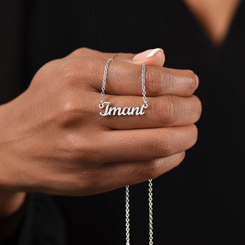 Your Name, Your Story – Personalized Script Name Necklace for Her