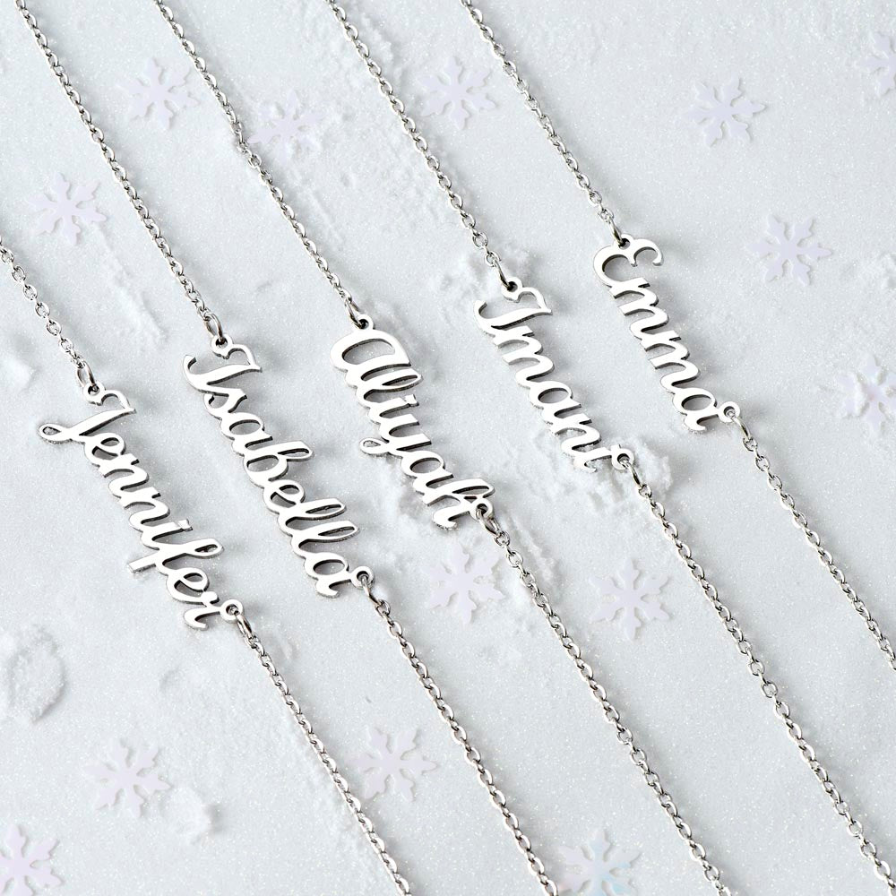 Your Name, Your Story – Personalized Script Name Necklace for Her
