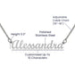 Your Name, Your Story – Personalized Script Name Necklace for Her