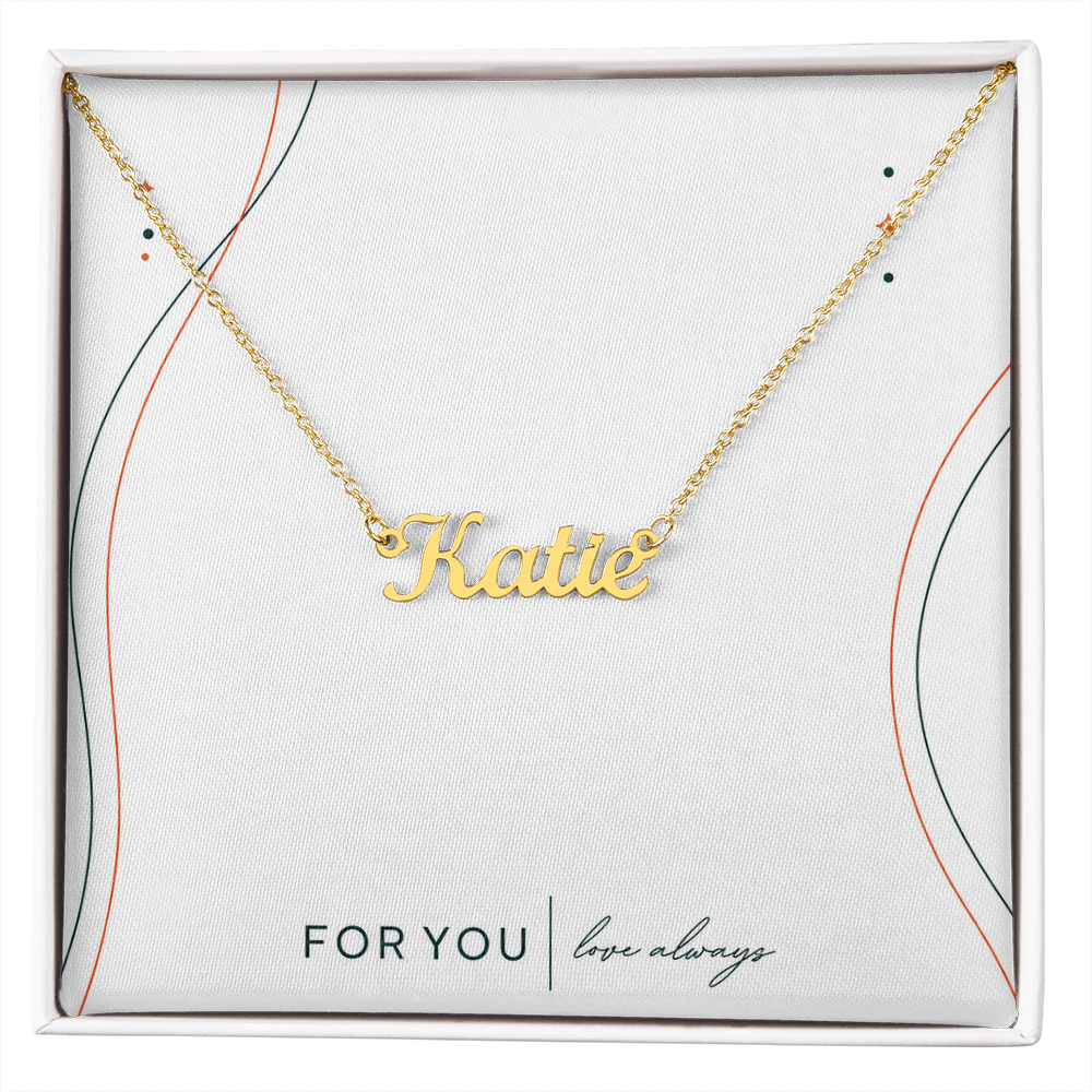 Personalized Name Necklace – Custom Cursive Jewelry Gift
