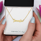 Personalized Name Necklace – Custom Cursive Jewelry Gift