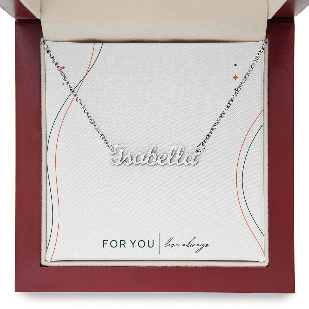 Personalized Name Necklace – Custom Cursive Jewelry Gift