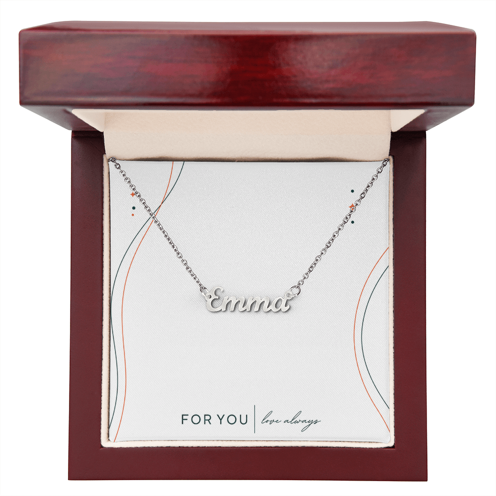 Personalized Name Necklace – Custom Cursive Jewelry Gift