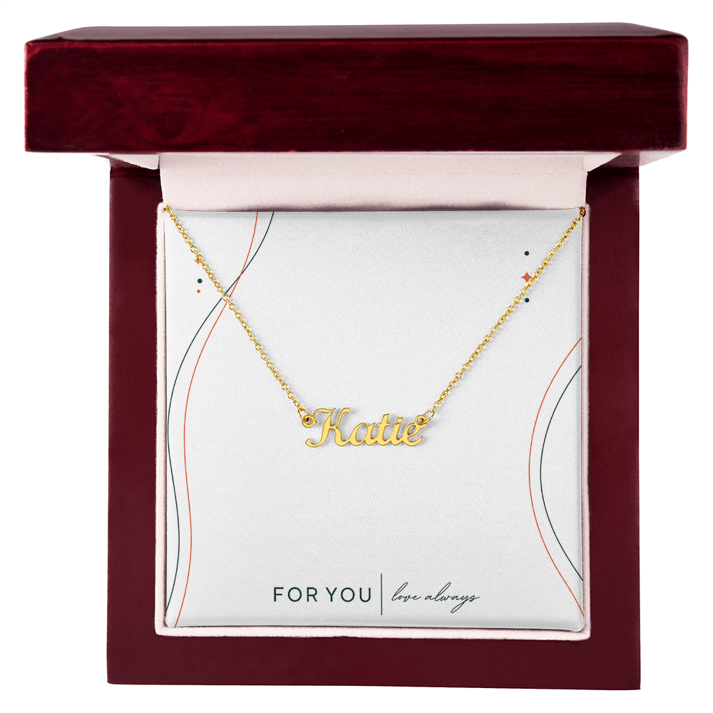 Personalized Name Necklace – Custom Cursive Jewelry Gift