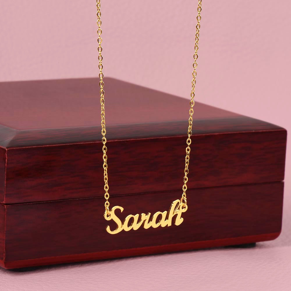 Your Name, Your Story – Personalized Script Name Necklace for Her
