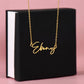 Your Name, Your Story – Personalized Signature Name Necklace for Her