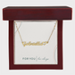 Customizable Heart Name Necklace