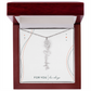 Personalized Birth Flower Name Necklace | No Custom Message Card