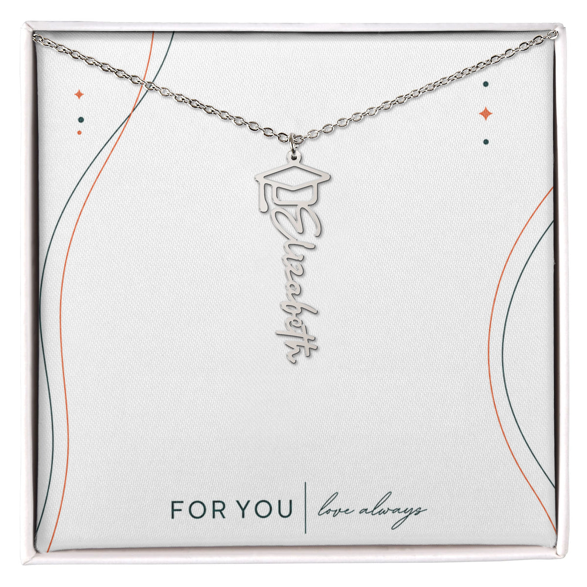 Personalized Senior Year Name Necklace
