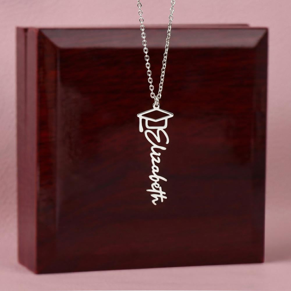 Personalized Senior Year Name Necklace | Daughter Gift
