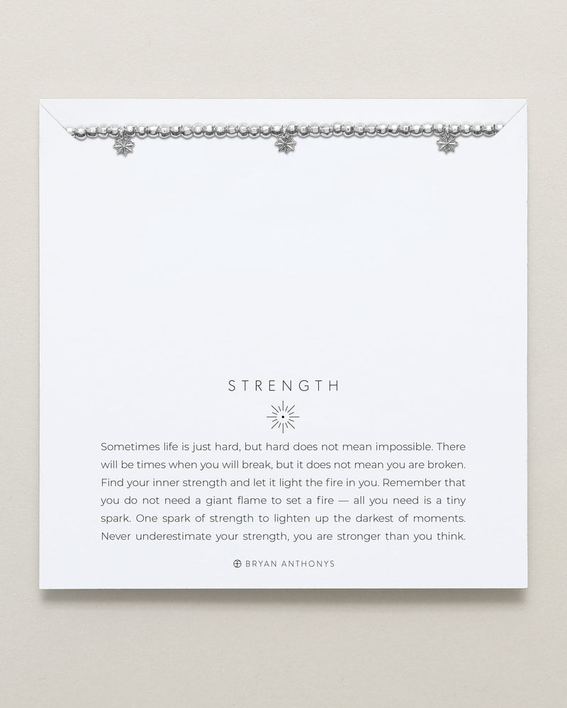 Strength Beaded Icon Bracelet