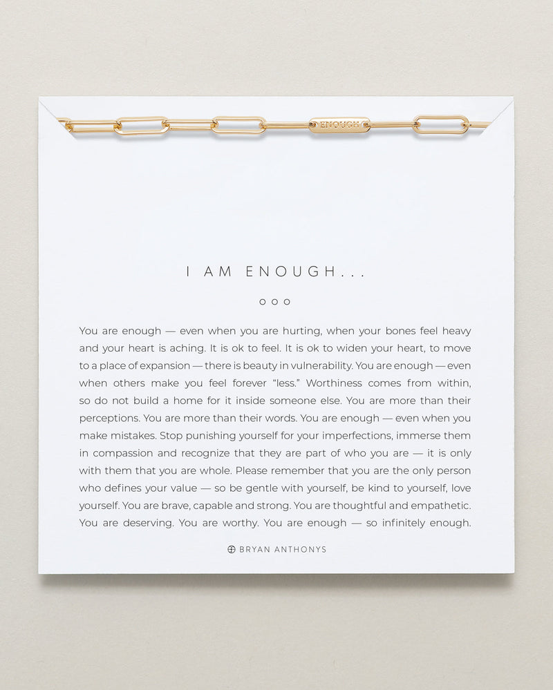I Am Enough Bracelet